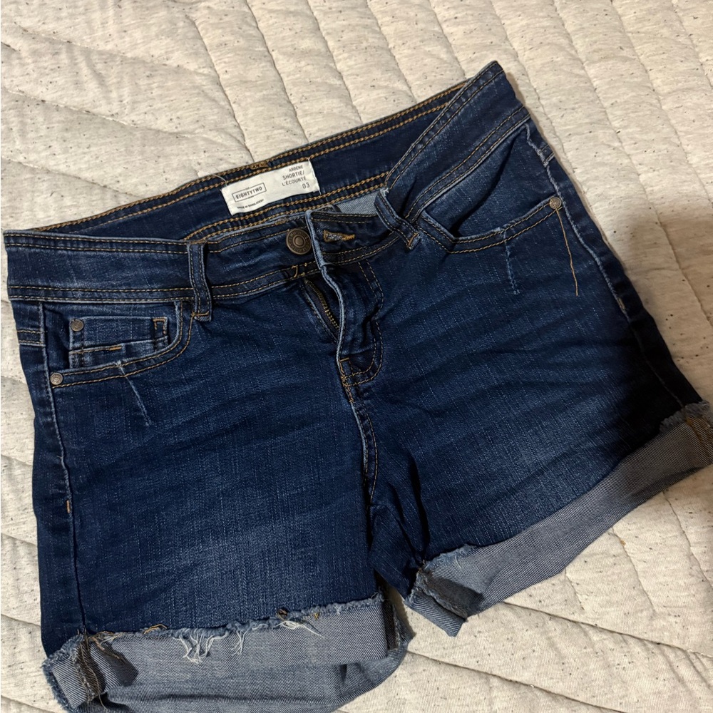Ardene Dark Blue Denim Shorts